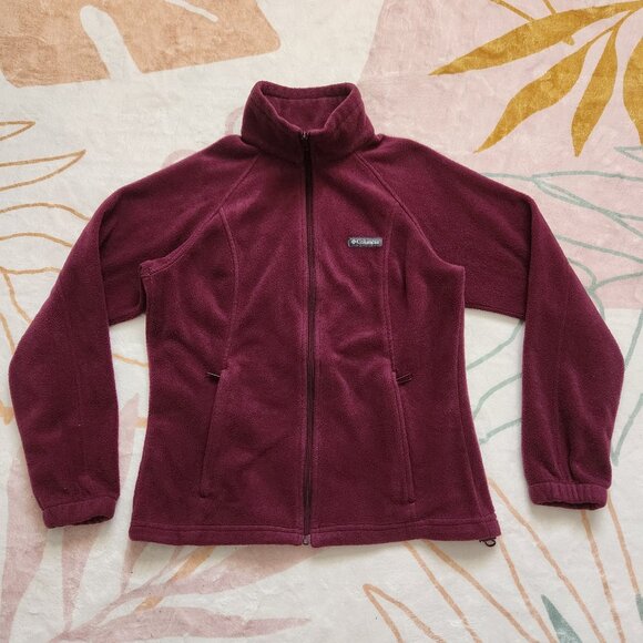 Columbia Size M Purple Fleece Jacket - Picture 1 of 4